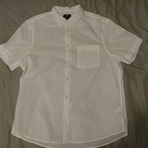 White short sleeve dress shirt